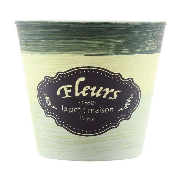 Kit 6 Mini Vasos De Planta Cachepot Estampados Decorados 11cm