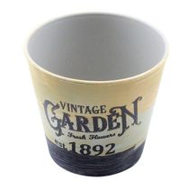 Kit 6 Mini Vasos De Planta Cachepot Estampados Decorados 11cm
