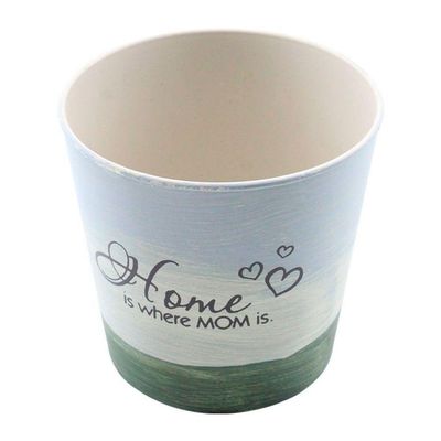 Kit 6 Mini Vasos De Planta Cachepot Estampados Decorados 12,5cm