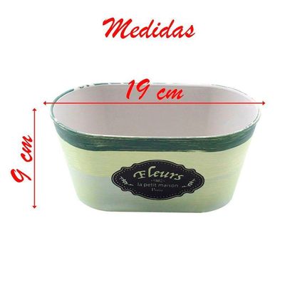 Kit 6 Mini Vasos De Planta Cachepot Estampados Decorados 9cm