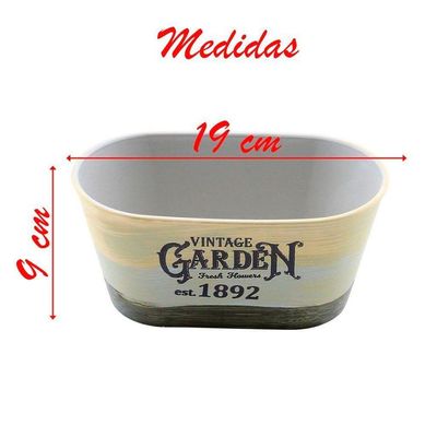 Kit 10 Mini Vasos De Planta Cachepot Estampados Decorados 9cm