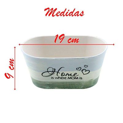 Kit 8 Mini Vasos De Planta Cachepot Estampados Decorados 9cm
