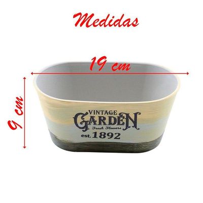 Kit 10 Mini Vasos De Planta Cachepot Estampados Decorados 9cm