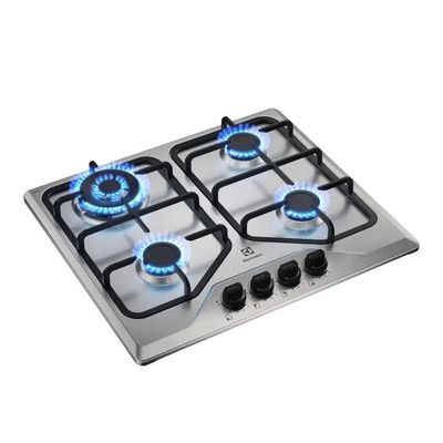 Cooktop 4 Bocas A Gás Electrolux Inox Experience KE4XC Bivolt