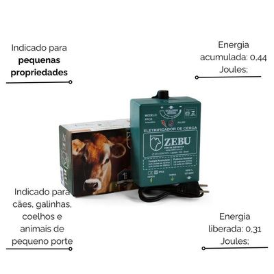 Eletrificador Cerca Elétrica Rural Ppcr Bivolt Zebu
