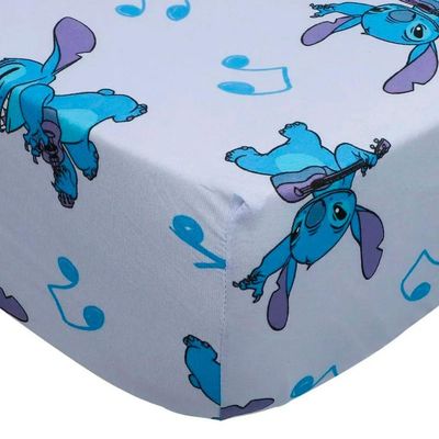Jogo De Lençol Casal 3 Peças Portallar Disney Stitch