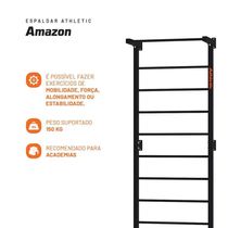 Espaldar Athletic Amazon Barra de Ling Fixa Para Alongamento