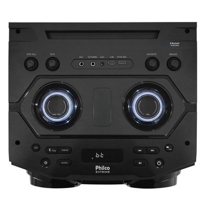 Caixa De Som Amplificada Philco Woofer Duplo 12 PCXE27000 Bivolt