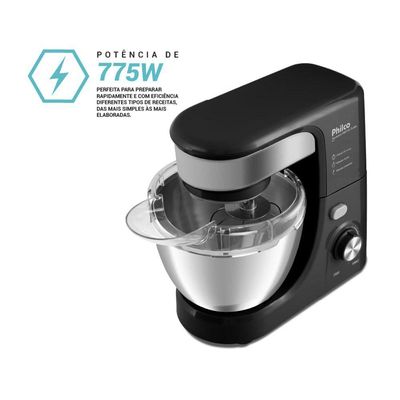 Batedeira Planetária Philco 775W 3 Batedores PBP770PI 220V