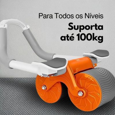 Rolo Duplo Abdominal Com Apoio Para Cotovelos - Fortalecimento E Equilíbrio