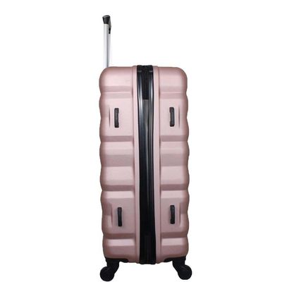 Conjunto De Malas Abs Yins 21089 Cadeado Embutido Rodas 360º 2pcs P-M Rosê
