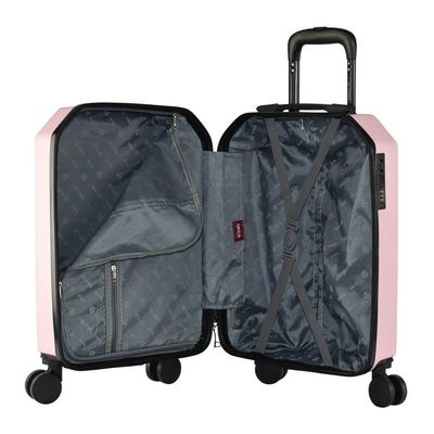 Mala De Bordo Abs Yins Angle 21162 Cadeado Integrado Rodas Giro 360 Rosa P