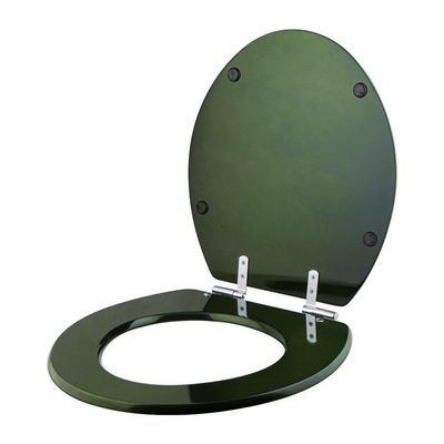 Assento Sanitário Soft Close Convencional Oval Verde Degrade Para Todos Os Fabricantes