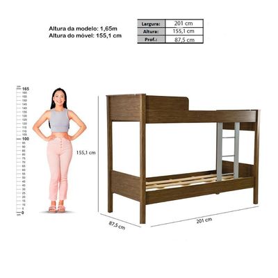 Beliche Cama Solteiro Ditália Cm-21 Diamond