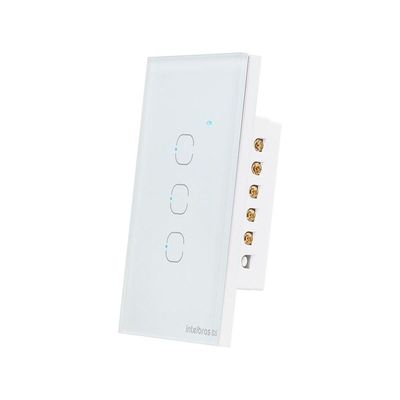 Interruptor Smart Zigbee Touch 3 Branco Ezs 1003 4850051