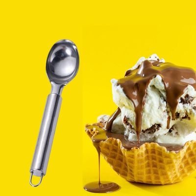 Colher De Sorvete Inox Grande Profissional Pegador Concha Açai