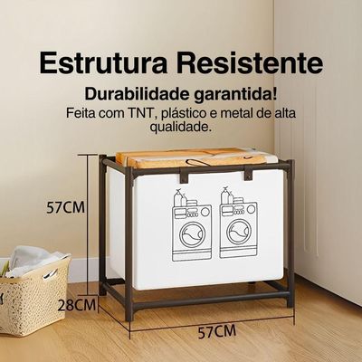 Cesto Organizador Multiuso Para Roupas, Brinquedos E Toalhas - Prático E Estiloso