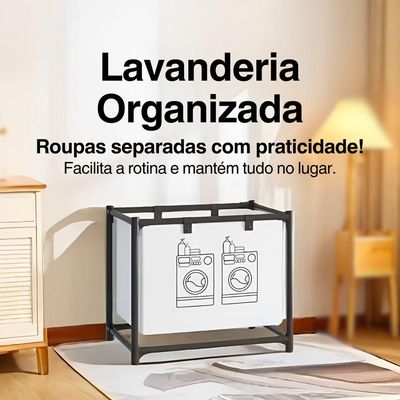 Cesto Organizador Multiuso Para Roupas, Brinquedos E Toalhas - Prático E Estiloso