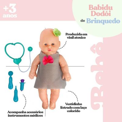 Boneca Babidu Dodói Com Acessórios