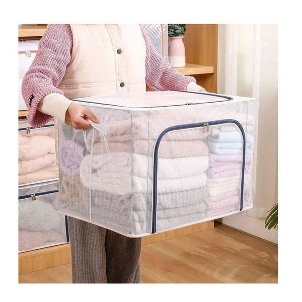 Caixa Organizadora Roupas De Cama, Mesa E Banho 100 Litros