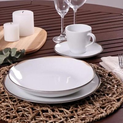 Conjunto 4 Pratos Fundos 21cm Canyon Porcelana Tramontina
