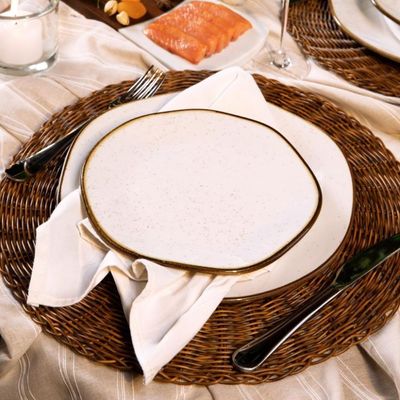 Jogo De Jantar 20 Peças Porcelana Chá Ryo Maresia Oxford