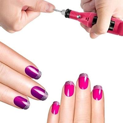 Lixa Elétrica Motor Brocas Manic Fibra Unha Gel Profissional