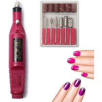 Lixa Elétrica Motor Brocas Manic Fibra Unha Gel Profissional