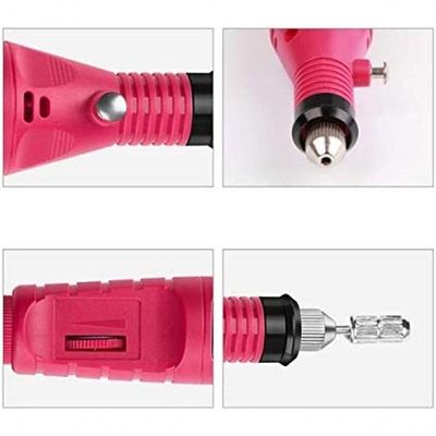 Lixa Elétrica Motor Brocas Manic Fibra Unha Gel Profissional