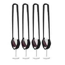 Kit 4 Porta Taça Para Pescoço C/ Alça Portátil Festas Evento