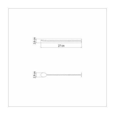 Colher Bailarina Espiral Com Disco Tramontina Em Aço Inox 27 Cm