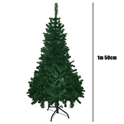 Arvore De Natal Pinheiro 1.50Cm Natalino 320 Galhos Festa Comemoraçao Enfeite Casa
