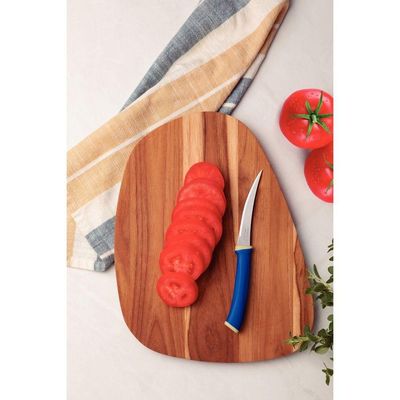 Conjunto De Facas Tomate Tramontina Felice Lâminas De Aço Inox Azul 2 Peças Tramontina