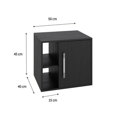 Gabinete Soft 500 Perffect Acetinado Preto ônix