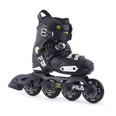 Patins Infantil Profissional Fila Nrk Junior Abec7 P 26 Ao 29 Preto