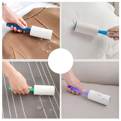 Kit 10 Removedor De Pelos Adesivo Giratório 60 Folhas 20cm