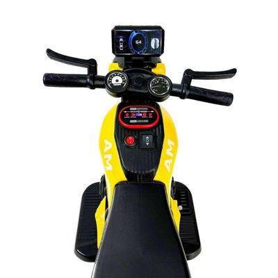 Mini Moto Esportiva Elétrica - Amarela