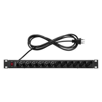 Protetor Eletronico C- 12 Tomadas P- Rack Cabo 1 Metro...
