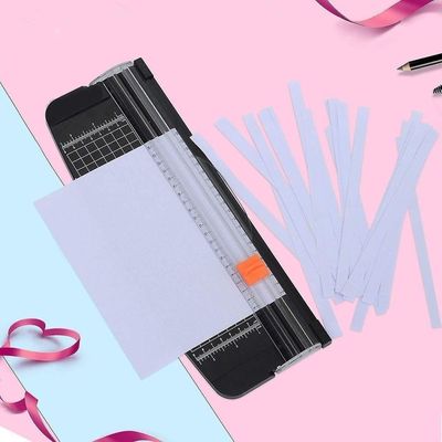 Guilhotina De Papel Refiladora A4 Cortador De Mesa 12 Folhas Scrapbook Artesanato Com Protecao