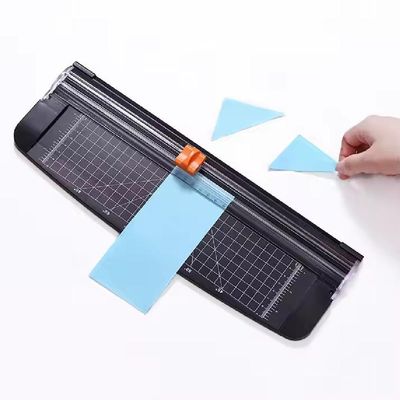 Guilhotina De Papel Refiladora A4 Cortador De Mesa 12 Folhas Scrapbook Artesanato Com Protecao