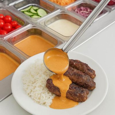 Kit 6 Conchas Inox 46cm Profissional Weck Cozinha Buffet Servir Sopa Feijão Caldos Restaurante