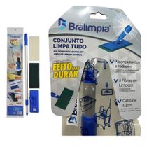 Conjunto Limpa Tudo Fibras Cabo Extensivo 140cm Bralimpia