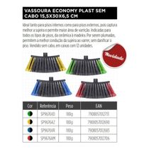 04 Vassoura Economy Multiuso Sem Cabo Bettanin Superpro Sort