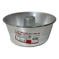 Forma De Alumínio Para Bolo Pudim 26 Cm Furo Redonda Eirilar