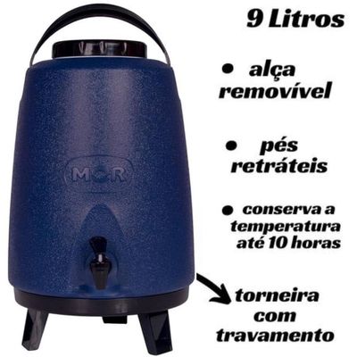 Botijao Tereré Térmico 9 Litros Mor