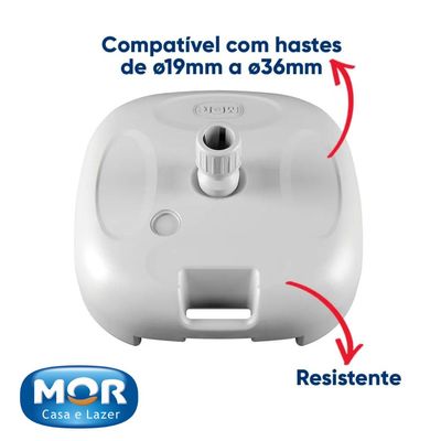 Base Plástico Para Guarda Sol Mor
