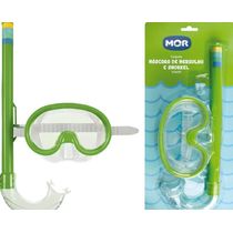 Mascara De Mergulho E Snorkel Infantil 1884 Mor