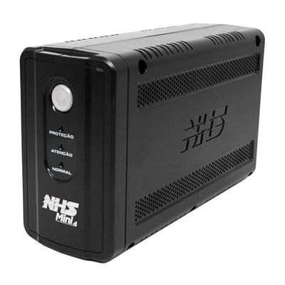 Nobreak 800va Nhs Mini 4, Monovolt 120v, 6 Tomadas, Bateria 1x 7ah/12v - 90.b1.008000