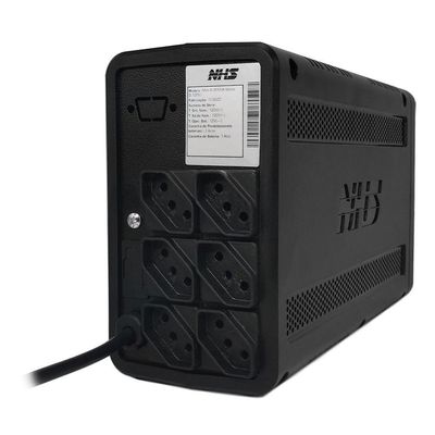 Nobreak 800va Nhs Mini 4, Monovolt 120v, 6 Tomadas, Bateria 1x 7ah/12v - 90.b1.008000