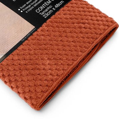 Escorredor de Copos Buettner Microfibra 80% Poliéster/20% Poliamida Cooking Favos 23cm x 48cm Telha